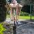 Hexagonal Plinth (PX03) with Small Hexagonal Copper Lantern (CX01)