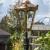 Patio Post (LS01) with Small Hexagonal Copper Lantern (CX01)