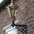 Medium Cast Wall Bracket (WB02)with Small Hexagonal Copper Lantern (CX01)