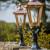 Hexagonal Plinth (PX03) and Small Square Copper Lantern (CP01)