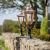 Hexagonal Plinth (PX03) and Small Square Copper Lantern (CP01)