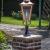 Hexagonal Plinth (PX03)With Medium Square Copper Lantern (CP02)