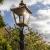 Whittington Lamppost (LS03)with Large Square Copper Lantern (CP03)
