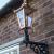 Medium Cast Wall Bracket (WB02) with Small Square Copper Lantern (CP01)