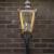 Medium Cast Wall Bracket (WB02) with Medium Square Copper Lantern (CP02)