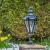 Wall Top Plinth (PX01) with Medium Hexagonal Meriden Lantern (XL02)