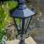 Wall Top Plinth (PX01) with Medium Hexagonal Meriden Lantern (XL02)