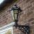 Medium Wall Bracket (WB02) with Small Hexagonal Meriden Lantern (XL01) 