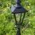 Patio Pedestal ( PX02) with Medium Square Medidan Lantern (LT02)