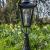 Patio Pedestal ( PX02) with Medium Square Medidan Lantern (LT02)