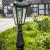 Patio Pedestal ( PX02) with Small Square Medidan Lantern (LT01) 