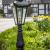 Patio Pedestal ( PX02) with Small Square Medidan Lantern (LT01) 